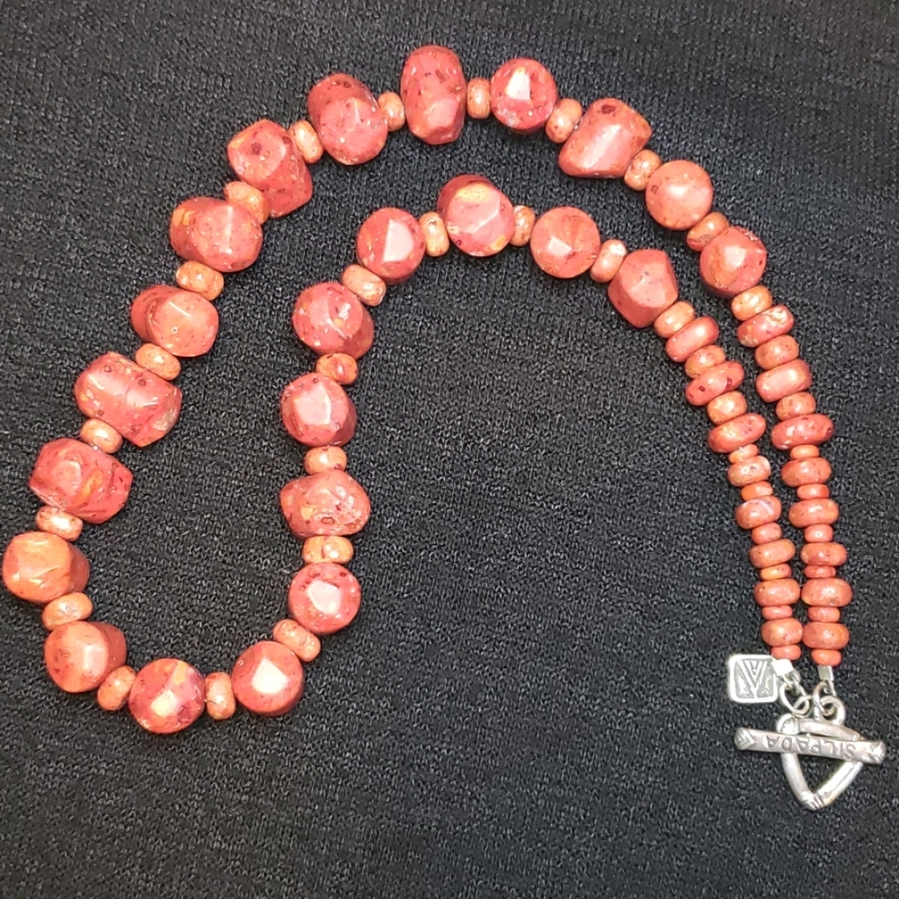 ❤️HP❤️ Retired Silpada Coral Necklace N1351